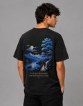 Black oversized (Destination on a map tshirt)