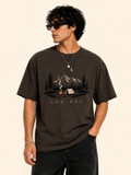 Coffee oversized (Log off printed tshirt)