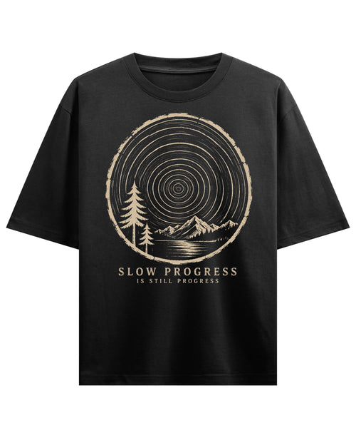 Black Oversized T-shirt Front Design